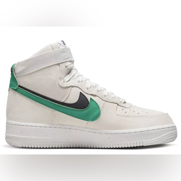 Women's Nike Air Force 1 Hi SE Summit White Neptune Green DO 9460-100 Size 8.5 - Picture 3 of 9